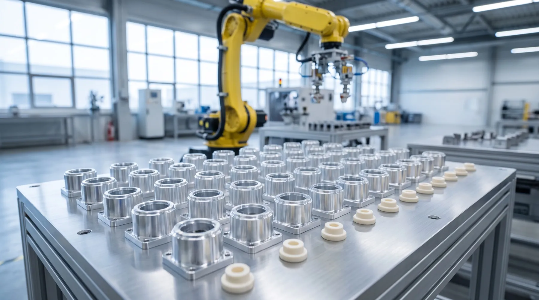 Precision-machined components in an American facility