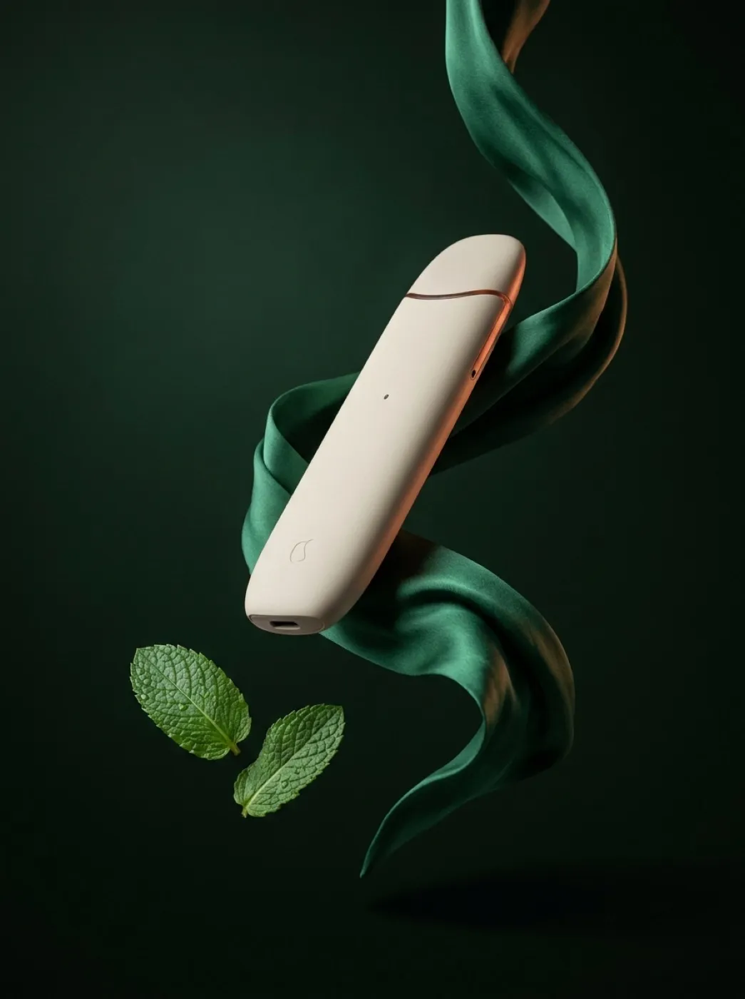AC-1 wrapped in emerald silk